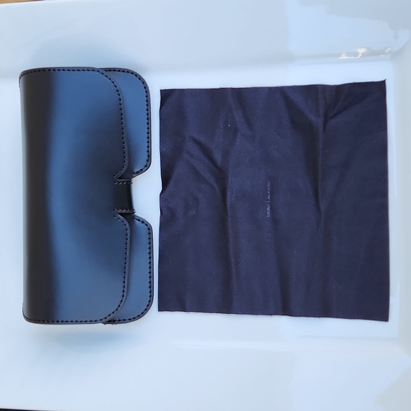 Nwt Saint Laurent 56MM Oval Cat Eye Sunglasses - Picture 12 of 15